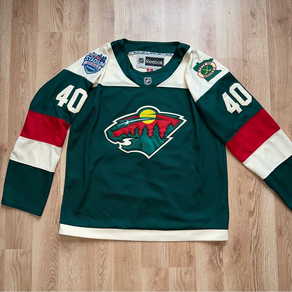 Vintage Minnesota Wild Dubynk Hockey Jersey